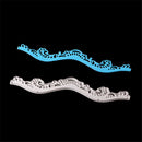 Wavy lace framed  Metal Cutting Dies DIY Scrapbooking Photo Album Crafts  JR