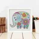 5D DIY Special Shaped Diamond Painting Elephant Embroidery Mosaic Craft Kit