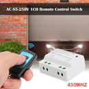 AC 85-250V 433MHz Wireless Remote Control Switch Waterproof Transmitter Receiver