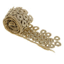 1 Yard 39mm Metallic Lace Trim for Bridal Costume Jewelry Crafts and Sewing