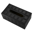 Durable Home Car Rectangle PU Leather Tissue Box Paper Holder Case Cover Na G9R7