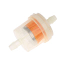 10Pcs 1/4'' 6mm Hose Motorcycle Scooter Gasoline Filter Clear Inline Gas Fuel