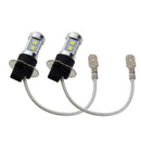 2pcs H3 3030 10SMD White LED Car Headlight Bulbs Fog Light Lamp