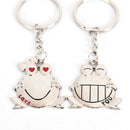 Couple Key Chain Cute Frog Pendant Lovers Keychain Keyring Ring Keyfob Gift LMTE