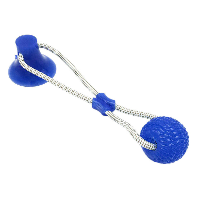2 PCS Chew Toys for Dogs Teething with Large Suction Cup, Holds the Floor