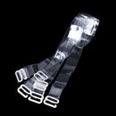5 pair Transparent Crystal Invisible Adjustable Bra Set Shoulder hook Straps Kw