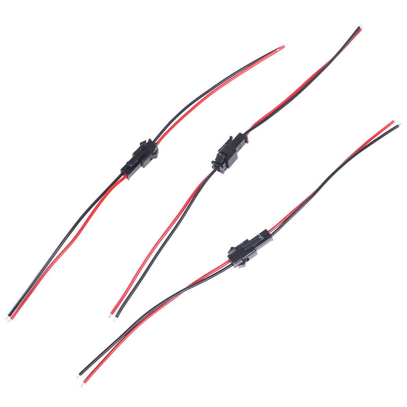 10pairs/Set 2Pin 10cm Connector Plug Wire Cable 10 Female+10 M JR Gw
