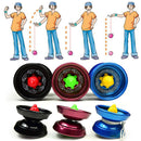 Cool Aluminum Design Professional YoYo Ball Bearing String Trick Alloy Kids BX
