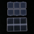 New Mini Portable Empty Braille 6 Cells Pill Medicine Drug Storage Case Box
