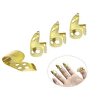 (4x Picks) Finger Picks WThumb Fingerstyle Guitar - Adjustable Size