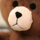 Handmade Cartoon Bear Plush Stuffed Animal Making Kit for DIY Sewing 30x15cm