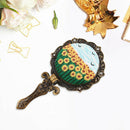 DIY Stamped Needlework Makeup Mirror Bouquet Circle Embroidery Set (512022)