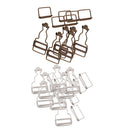 12pcs Dungaree Clips With Buckle Brace Buckles For Suspenders Straps 32/33mm