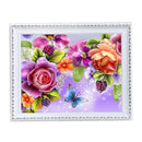 Full Square Diamond 5D DIY Diamond Painting "Butterfly and Flower" Embroide
