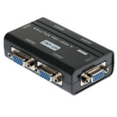 1 PC to 4 Monitor 4 Port VGA SVGA Video LCD Splitter Box Adapter 250MHz for PC