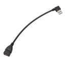 Usb 3.0 Angle 90 Degree Extension Cable Male To Female Adapter Cord Data Ri