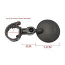 1 Pair Cycling Riding Bicycle Bike Rear View Mirror,Convex Reflector Mirror H7A2