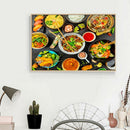 5D DIY Full Drill Diamond Painting Food Cross Stitch Embroidery Ornaments