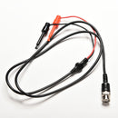 110cm BNC Male Plug Q9 to Dual Plug Connector Hook Clip Test Probe Cable Lead BX
