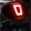 Bike Helmet USB Charging LED Light Lamp Taillight Bicycle Motor Helmets Gray