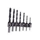 7pcs 5 Flute Countersink Drills Bit HSS Drills Bit Reamer Set Chamfer 3-10mmã€ MO