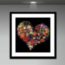 Full Square/Round Drill 5D DIY Diamond Painting Love Heart Pyrotechnics Fir