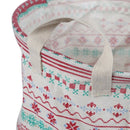 Foldable Waterproof Canvas Sheets Wash Clothes Basket Storage Basket Foldin