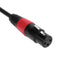 0.2m 90 Degree 3.5mm 1/8 Inch Trs Male To XLR 3pin Female Audio Cable Micro