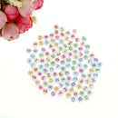 100pcs Colorful English Letters Alphabet Acrylic Beads For DIY Jewelry Making LJ