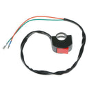 For Motorcycle Modified Handlebar Red Switch LED Headlight Seat Switch D ROW