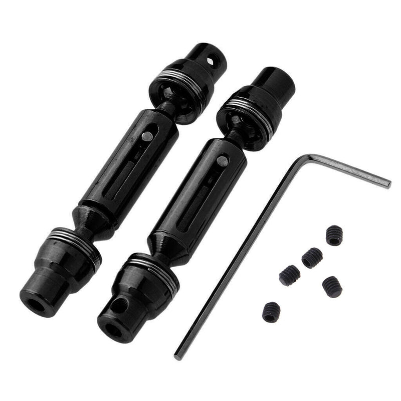 2 Pieces Universal Drive Shaft for WPL B14K B16 B24K C14 MN90 MN91 MN91K DIY