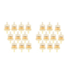 10 Pcs Plastic Motorcycle Petrol Inline Fuel Filter for 1/4'' 5/16'' Pipes