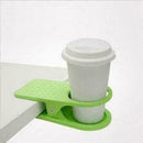 Universal Clip On Coffe Cups Holder Desk Table Beverage Non-Slip Stand Grip V5J8