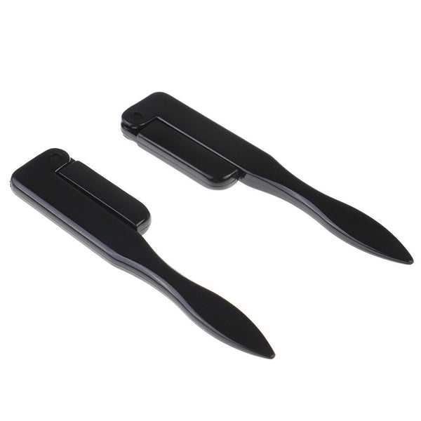 Foldable eyelash comb metal eyebrow brush tool mascara separator lash curl b Gw