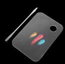 Women Makeup Cosmetic Nail Eye Shadow Mixing Palette Stainless Spatula Tool