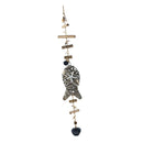 Wooden Pendant Ornaments Porch Decor Rusty Tassel Home Garden Decor Style03