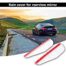 2pcs Car Rear View Side Mirror Protector Rain Sun Visors Shade Universal