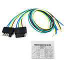 5-Pin Trailer Plug Sockets Set Trailer Wire Connector Harness Cable