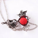 Locket Pendant Necklace Perfume Fragrance Essential Oil Aromatherapy Diffuser H