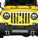 Headlight Bezels Headlight Cover Trim for 1997-2006 Jeep Wrangler TJ, Black
