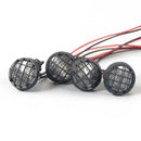 4pcs Led Spotlight Roof Light Lampshade for 1/10 RC Crawler Car RC4WD D90 Axial