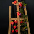 Strawberry Battery Operated LED String Lights Decoration For Christmas Wreath