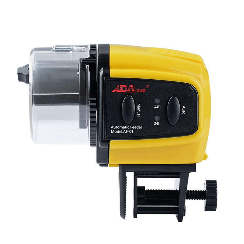 Aquarium Tank Automatic Fish Feeder Digital Lcd Timer Food Feeding Electron G9Q7