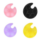 Minicart Nail Art Palette Plastic Drawing Tray Mini Finger Ring Pigment Hol