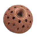 2x Alloy Tire Repair Grinding Head Coarse Grit Buffing Wheel Linking Rod Set