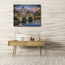 Painting By Numbers Kit DIY Palace Hand Painted Canvas Oil Art Picture Gift