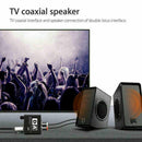 Optical Coaxial Digital to Analog Audio Converter RCA 2019 AUX Jack Adapter U3D9