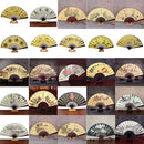 1x Chinese Japanese Silk Folding Hand Held Pocket Fan Party Dance 3C