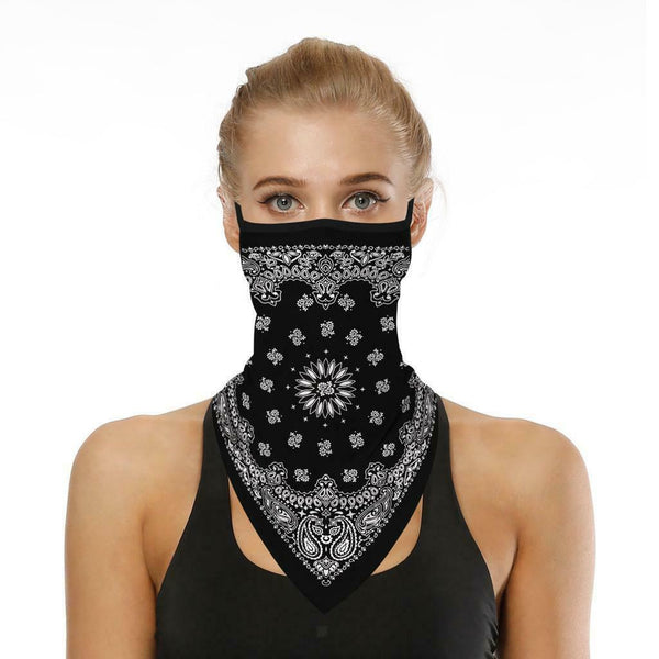 4 Pieces Unisex Sport Bandana Face Balaclava Bandana Scarf Motorcycle