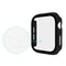 Bumper Case Screen Protector FullCover For iWatch 38mm Tempered Glass Shockproof